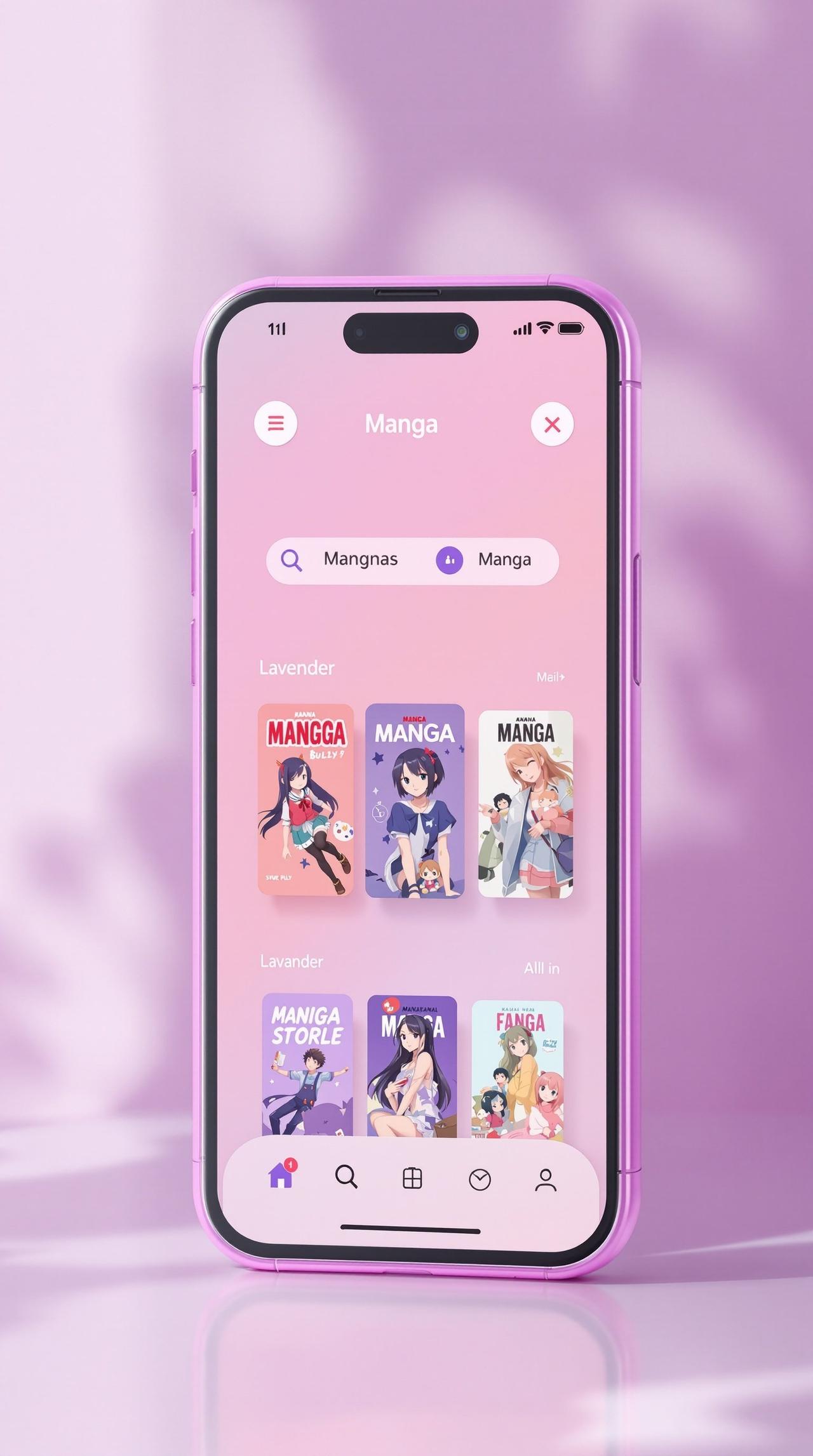 3d漫画APP界面预览
